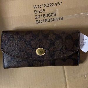 Brown Coach Wallet